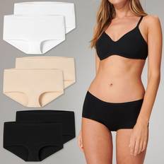 Schiesser Trusser Schiesser 2-Pak Organic Shorts - Black