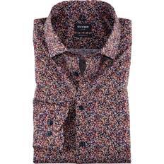Olymp Luxor Shirt Print - Brown
