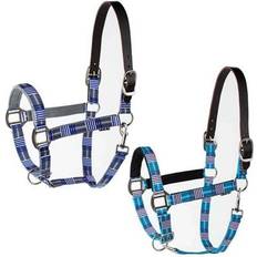 Turquoise Horse Halters Millstone German Check Breakaway Halter