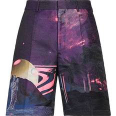 Valentino Lila Byxor & Shorts Valentino Bomull Nattvatten Shorts - Höga Midja
