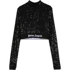 Palm Angels Blusas Palm Angels Long Sleeve Top - Black