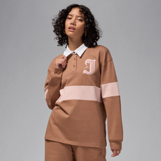 Jordan Woman T-shirts Jordan Women's Long Sleeve Top - Brown