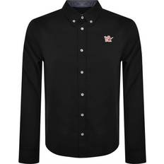 True Religion Men Shirts True Religion Buddha Patch Long Sleeve Shirt - Black