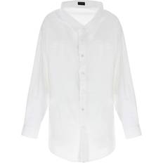 Balenciaga Shirts Balenciaga Off-Shoulder Shirt - White