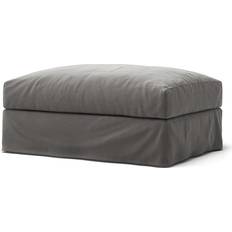 Decotique Le Grand Air Dark Grey Foot Stool 30cm