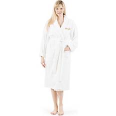 Gold - Women Robes Bride Embroidered Terry B Athrobe - White/Yellow/Brown/Gold