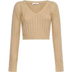 Max Mara Tröjor Max Mara V-neck Knitwear - Beige