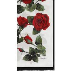 Modal - Women Accessories Dolce & Gabbana Modal And Silk Scarf With Rose Print Woman