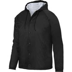 Augusta Sportswear Hooded Coaches Jacket 3102 - Black