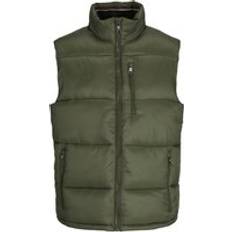 Jack & Jones Cotton Outerwear Jack & Jones Sleeveless Puffer Jacket Jprblueddie - Vert