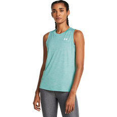 Sportswear Garment - Turquoise Tank Tops Under Armour Tech Twist Tank - Turquoise