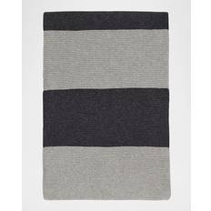 Cotton Scarfs Eileen Fisher Striped Cotton & Cashmere Scarf - Moon