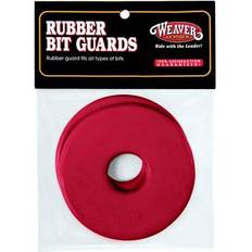 Red Bits Weaver Leather Rubber Bit Guard