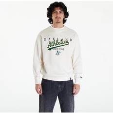 Truien New Era Lifestyle Crew Neck Sweatshirt - Off White/Dark Green