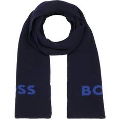 Cashmere Sciarpe BOSS Elio Scarf 165 cm - Blue