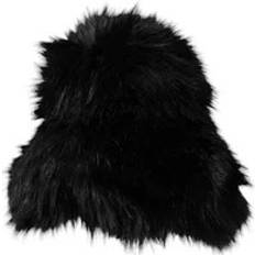 Dolce & Gabbana Black Hats Dolce & Gabbana Black Faux Fur Bucket Hat Women