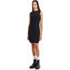 Armani Exchange Kjoler Armani Exchange Sort Strikket Kjole - Sort