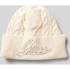 Blanc Bonnets Guess ROSELYN Beanie - Offwhite