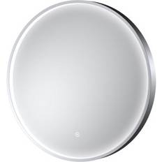 Balterley Contemporary Round Inset Framed Led Touch Sensor Mirror 600 mm