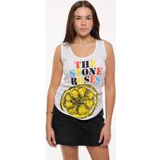 Multicoloured - Unisex Tank Tops Lemon Multicolour Vest Top - White