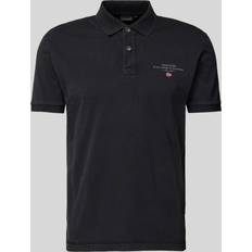 Napapijri Polo Shirts Napapijri Elbas Short Sleeve Polo Shirt - Black