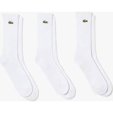 Lacoste Herre Strømper Lacoste 3-Pak High-Cut Strømper - Hvid