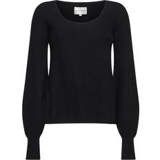 LouLou Studio Stickade Tröja Kashmir - Black