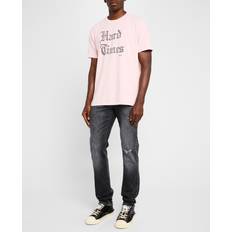 Ksubi T-shirts Ksubi Hard Times Crewneck T-Shirt - Pink