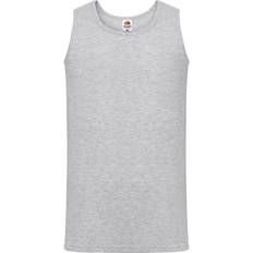 Fruit of the Loom Linnen Fruit of the Loom Valueweight Heather Athletic Vest Top - Grey