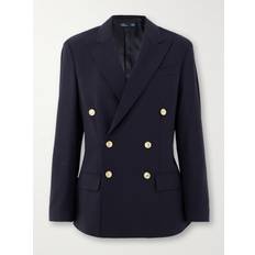 Polo Ralph Lauren Dame Blazere Polo Ralph Lauren Double-breasted Stretch Wool Blazer - Midnight Blue