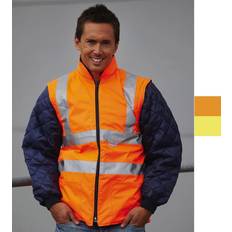 Yoko Hochsichtbare Daunenjacke Hi-Vis - Hi-Vis Yellow