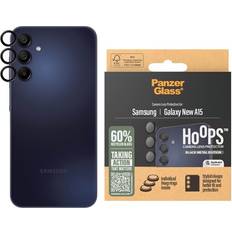 Skjermbeskyttere PanzerGlass Samsung Galaxy A16 Hoops Kamerabeskyttelse Gjennomsiktig Svart