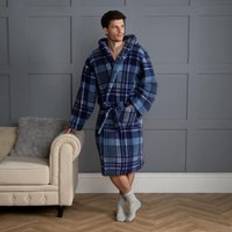 Teddy Dressing Gown - Dark Navy