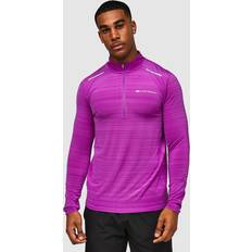 Monterrain Lyder 2.0 Quarter Zip Long Sleeve T-Shirt - Purple Cactus Flower