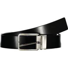 Calvin Klein Läder Bälte För Män - Svart/Brun