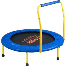 VEVOR Trampoline Exterieur Enfant Trampoline pour Enfants Toutpetits Pliable 92 cm pour Intérieur Extérieur Bleu