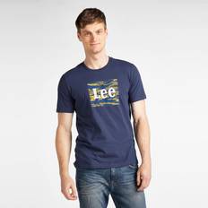 Lee T-shirts Lee T-shirt Camo - Dark Navy