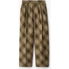 【関税＆送料込み】Burberry 'Check' Brown Polyester Blend S Brown Check Cotton Blend Sweater by Burberry on Sale