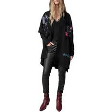 Donna - Taglia unica Cardigan Zadig & Voltaire Embroidered Motif Cashmere Cardigan Black