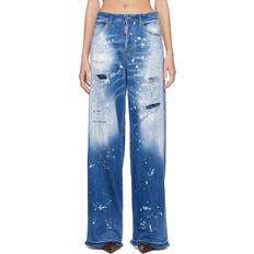 DSquared2 Women Jeans DSquared2 Blue Medium Wood Worm Wash Cool Girl Jeans