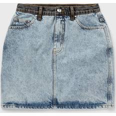 Tessuto Biologico Gonne ROTATE Birger Christensen Patchwork Mini Skirt - Organic Denim