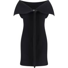 Ferragamo Outerwear Ferragamo Stretch Gabardine Sleeveless Jacket - Black