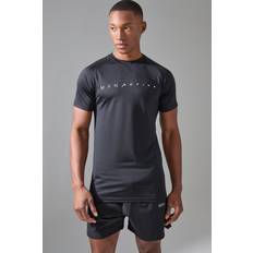 boohooMAN Active Muscle Fit Lightweight T-shirt - Black