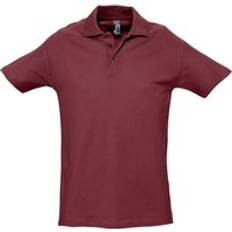 Red Polo Shirts Spring II Short Sleeve Heavyweight Polo Shirt - Red