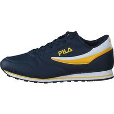 Chaussures Enfant Fila Orbit Low Kids - Navy/Lemon Chrome