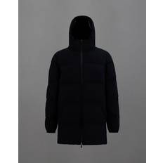 Nylon Mäntel Herno Herren Daunenjacke - Schwarz