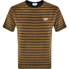 Velluto Magliette Maison Kitsuné Striped Oversized T Shirt - Brown