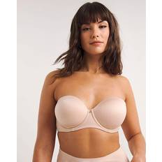 Figleaves Smoothing Multiway Balcony Bra - Latte