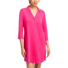 Embroidery Dresses Tommy Bahama Ashby Isles T-Shirt Dress - Pink Ruffle