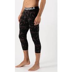 Men Base Layer Pants Mons Royale Cascade 3/4 Legging - Signal Lost Cedar